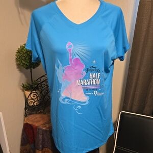 Disney Half Marathon Blue Short Sleeve